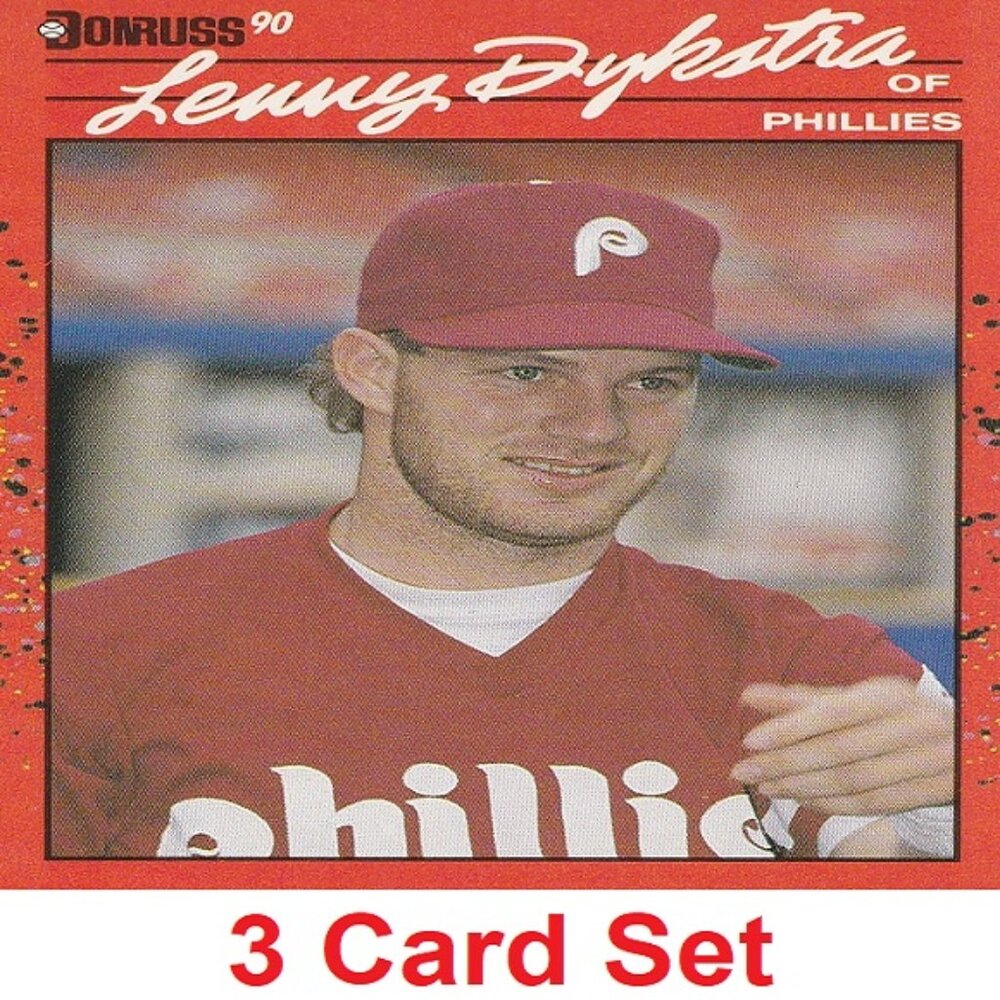 Lenny Dykstra MLB Card Collection